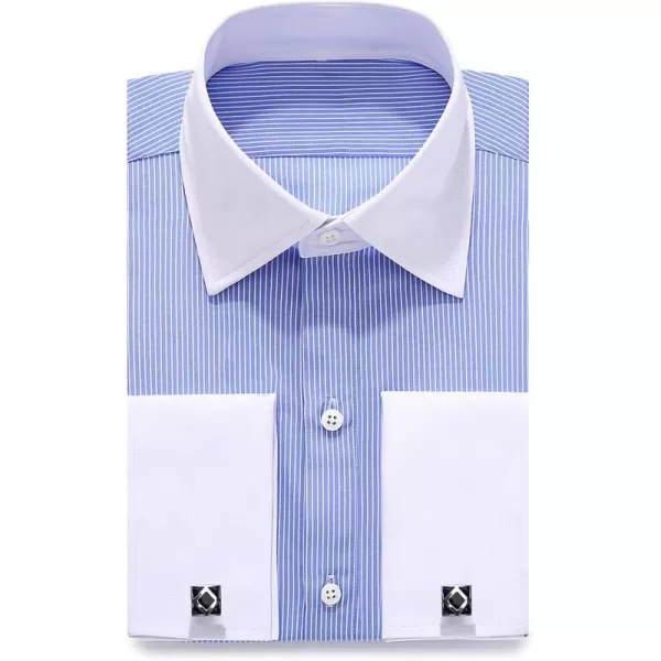 Alimens &amp; Gentle French Cuff Regular Fit Dress Shirts 