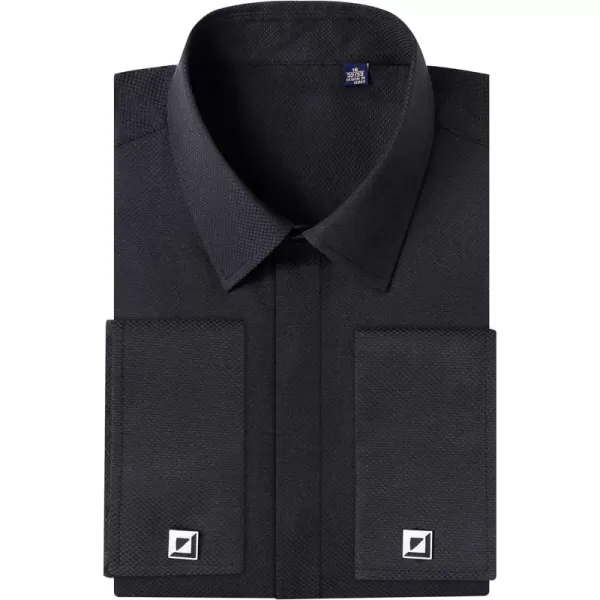 Alimens &amp; Gentle Men's Dress Shirts French Cuff Long Sleeve Regular Fit 
