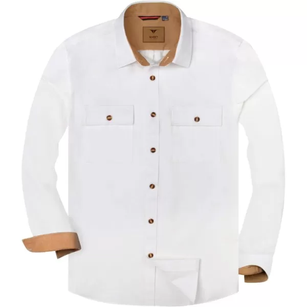Alimens &amp; Gentle Men's Long Sleeve Regular Fit Casual Button Down Shirt