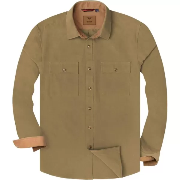 Alimens &amp; Gentle Men's Long Sleeve Regular Fit Casual Button Down Shirt