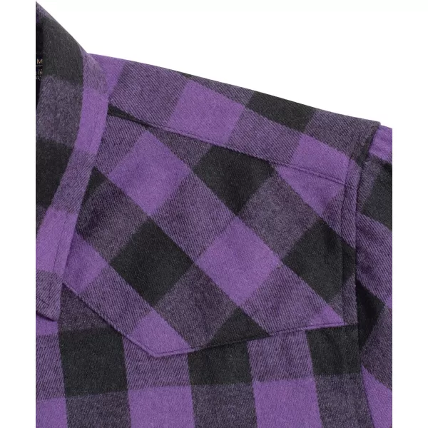 Alimens &amp; Gentle Womens Plaid Flannel Shirts Long Sleeve Roll Up Casual Button Down Shirt
