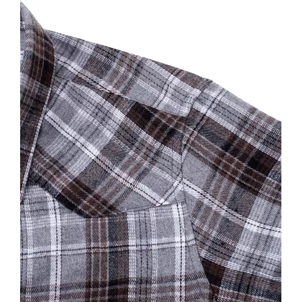 Alimens &amp; Gentle Womens Plaid Flannel Shirts Long Sleeve Roll Up Casual Button Down Shirt