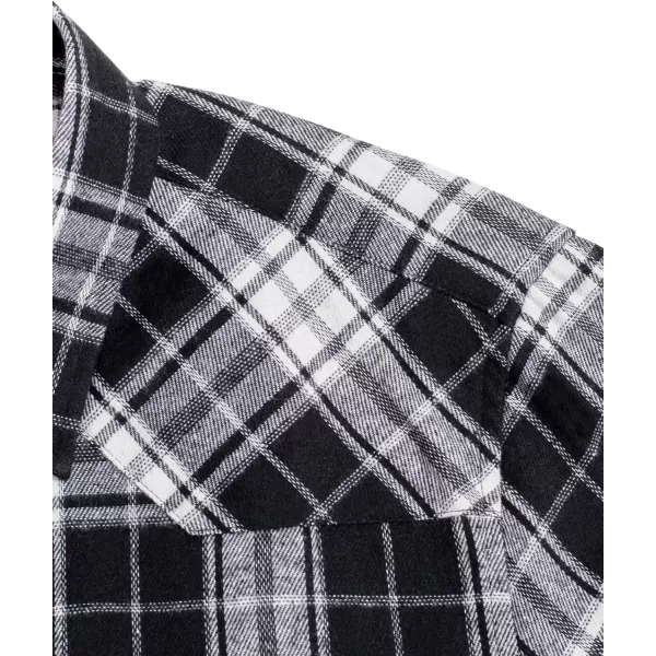 Alimens &amp; Gentle Womens Plaid Flannel Shirts Long Sleeve Roll Up Casual Button Down Shirt