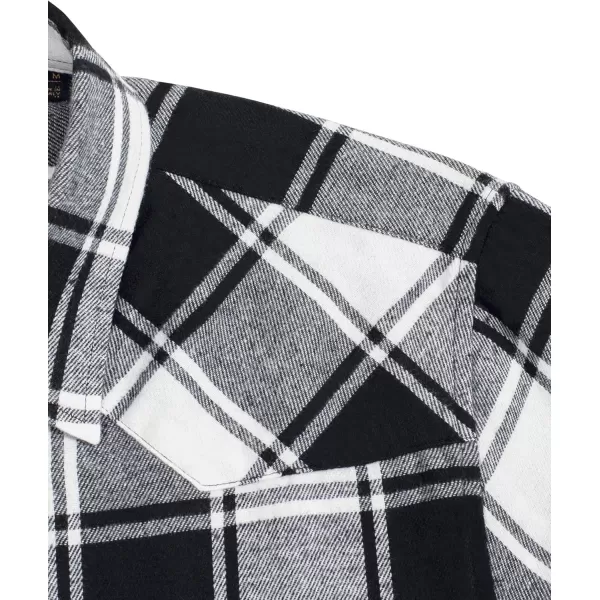 Alimens &amp; Gentle Womens Plaid Flannel Shirts Long Sleeve Roll Up Casual Button Down Shirt