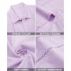 imageAlimens ampamp Gentle Mens Cuban Guayabera Shirts Cotton Linen Short Sleeve Button Down Shirts Casual Summer Beach Camp ShirtLight Purple