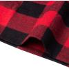 imageAlimens ampamp Gentle Mens Heavyweight Flannel Plaid Pajama Pants 100 Cotton Sleep Lounge PantBlack Red