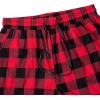 imageAlimens ampamp Gentle Mens Heavyweight Flannel Plaid Pajama Pants 100 Cotton Sleep Lounge PantBlack Red