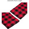 imageAlimens ampamp Gentle Mens Heavyweight Flannel Plaid Pajama Pants 100 Cotton Sleep Lounge PantBlack Red