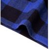 imageAlimens ampamp Gentle Mens Heavyweight Flannel Plaid Pajama Pants 100 Cotton Sleep Lounge PantBlue Black