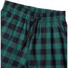 imageAlimens ampamp Gentle Mens Heavyweight Flannel Plaid Pajama Pants 100 Cotton Sleep Lounge PantGreen Black