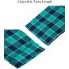 imageAlimens ampamp Gentle Mens Heavyweight Flannel Plaid Pajama Pants 100 Cotton Sleep Lounge PantGreen Navy