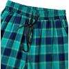 imageAlimens ampamp Gentle Mens Heavyweight Flannel Plaid Pajama Pants 100 Cotton Sleep Lounge PantGreen Navy