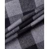 imageAlimens ampamp Gentle Mens Heavyweight Flannel Plaid Pajama Pants 100 Cotton Sleep Lounge PantGrey Black