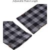 imageAlimens ampamp Gentle Mens Heavyweight Flannel Plaid Pajama Pants 100 Cotton Sleep Lounge PantGrey Black