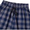 imageAlimens ampamp Gentle Mens Heavyweight Flannel Plaid Pajama Pants 100 Cotton Sleep Lounge PantGrey Navy