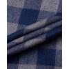 imageAlimens ampamp Gentle Mens Heavyweight Flannel Plaid Pajama Pants 100 Cotton Sleep Lounge PantGrey Navy