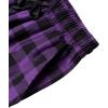 imageAlimens ampamp Gentle Mens Heavyweight Flannel Plaid Pajama Pants 100 Cotton Sleep Lounge PantPurple