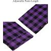 imageAlimens ampamp Gentle Mens Heavyweight Flannel Plaid Pajama Pants 100 Cotton Sleep Lounge PantPurple