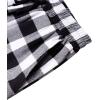 imageAlimens ampamp Gentle Mens Heavyweight Flannel Plaid Pajama Pants 100 Cotton Sleep Lounge PantWhite Black
