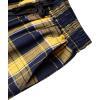 imageAlimens ampamp Gentle Mens Heavyweight Flannel Plaid Pajama Pants 100 Cotton Sleep Lounge PantYellow Navy