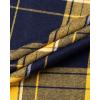 imageAlimens ampamp Gentle Mens Heavyweight Flannel Plaid Pajama Pants 100 Cotton Sleep Lounge PantYellow Navy