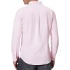 imageAlimens ampamp Gentle Mens Oxford Shirts Regular Fit Button Down Shirt Business Casual Shirts Long Sleeve Dress ShirtLight Pink