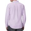 imageAlimens ampamp Gentle Mens Oxford Shirts Regular Fit Button Down Shirt Business Casual Shirts Long Sleeve Dress ShirtPurple