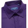 imageAlimens ampamp Gentle Mens Short Sleeve Dress Shirts Regular Fit Stretch WrinkleResistant Button Down ShirtsGrape Purple