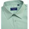 imageAlimens ampamp Gentle Mens Short Sleeve Dress Shirts Regular Fit Stretch WrinkleResistant Button Down ShirtsGreen