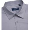 imageAlimens ampamp Gentle Mens Short Sleeve Dress Shirts Regular Fit Stretch WrinkleResistant Button Down ShirtsGrey