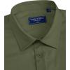 imageAlimens ampamp Gentle Mens Short Sleeve Dress Shirts Regular Fit Stretch WrinkleResistant Button Down ShirtsOlive
