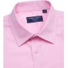 imageAlimens ampamp Gentle Mens Short Sleeve Dress Shirts Regular Fit Stretch WrinkleResistant Button Down ShirtsPink