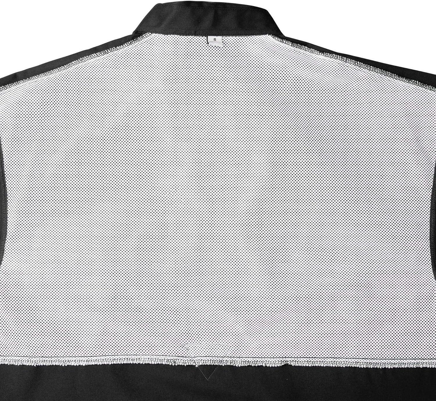 imageAlimens ampamp Gentle Short Sleeve Fishing Shirt Wicking Fabric Sun Protection Casual Button Down ShirtsBlack