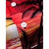imageAlimens ampamp Gentle Hawaiian Shirt for Men Summer Beach Casual Short Sleeve Button Down Shirts Printed Tropical Vacation Shirts1609 Red