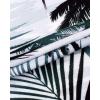 imageAlimens ampamp Gentle Hawaiian Shirt for Men Summer Beach Casual Short Sleeve Button Down Shirts Printed Tropical Vacation ShirtsBlack White Palm