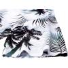 imageAlimens ampamp Gentle Hawaiian Shirt for Men Summer Beach Casual Short Sleeve Button Down Shirts Printed Tropical Vacation ShirtsBlack White Palm