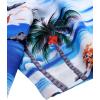 imageAlimens ampamp Gentle Hawaiian Shirt for Men Summer Beach Casual Short Sleeve Button Down Shirts Printed Tropical Vacation ShirtsBlue Sky