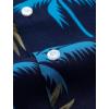 imageAlimens ampamp Gentle Hawaiian Shirt for Men Summer Beach Casual Short Sleeve Button Down Shirts Printed Tropical Vacation ShirtsNavy Blue