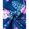imageAlimens ampamp Gentle Hawaiian Shirt for Men Summer Beach Casual Short Sleeve Button Down Shirts Printed Tropical Vacation ShirtsNavy Rosy