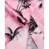imageAlimens ampamp Gentle Hawaiian Shirt for Men Summer Beach Casual Short Sleeve Button Down Shirts Printed Tropical Vacation ShirtsPink Beach