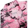 imageAlimens ampamp Gentle Hawaiian Shirt for Men Summer Beach Casual Short Sleeve Button Down Shirts Printed Tropical Vacation ShirtsPink Beach