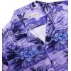 imageAlimens ampamp Gentle Hawaiian Shirt for Men Summer Beach Casual Short Sleeve Button Down Shirts Printed Tropical Vacation ShirtsPurple Beach