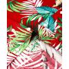imageAlimens ampamp Gentle Hawaiian Shirt for Men Summer Beach Casual Short Sleeve Button Down Shirts Printed Tropical Vacation ShirtsRed Green