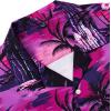 imageAlimens ampamp Gentle Hawaiian Shirt for Men Summer Beach Casual Short Sleeve Button Down Shirts Printed Tropical Vacation ShirtsRosy Beach