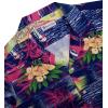 imageAlimens ampamp Gentle Hawaiian Shirt for Men Summer Beach Casual Short Sleeve Button Down Shirts Printed Tropical Vacation ShirtsRosy Blue Beach