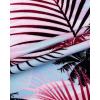 imageAlimens ampamp Gentle Hawaiian Shirt for Men Summer Beach Casual Short Sleeve Button Down Shirts Printed Tropical Vacation ShirtsRosy White Palm