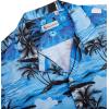 imageAlimens ampamp Gentle Hawaiian Shirt for Men Summer Beach Casual Short Sleeve Button Down Shirts Printed Tropical Vacation ShirtsSky Blue Beach