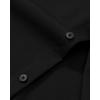 imageAlimens ampamp Gentle Mens Dress Shirt Regular Fit Stretch Stain Shield Long Sleeve Solid Business Wedding Button Down ShirtsBlack