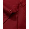 imageAlimens ampamp Gentle Mens Dress Shirt Regular Fit Stretch Stain Shield Long Sleeve Solid Business Wedding Button Down ShirtsBright Red