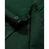 imageAlimens ampamp Gentle Mens Dress Shirt Regular Fit Stretch Stain Shield Long Sleeve Solid Business Wedding Button Down ShirtsDeep Green